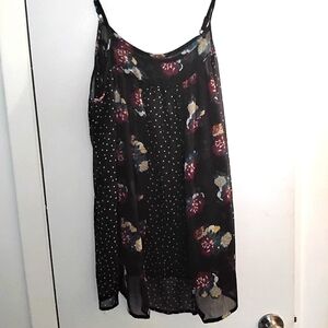 Women's Torrid floral sheer tank top, Size 2